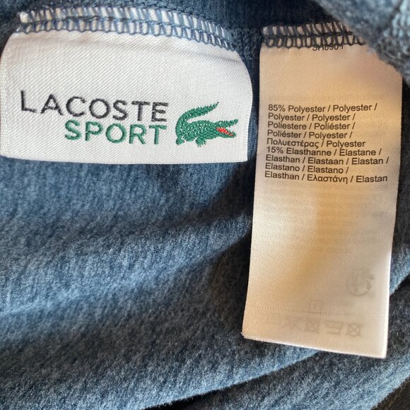 NWOT Lacoste Sport Track Tennis Prep Jacket Full Zip Athletic Streetwear-M - Picture 14 of 16
